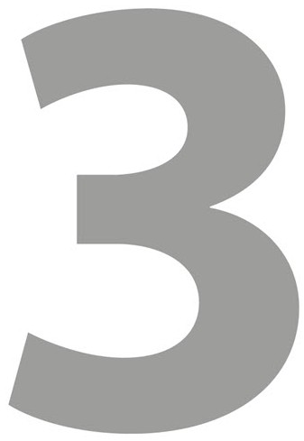 About big bubble writing number 3